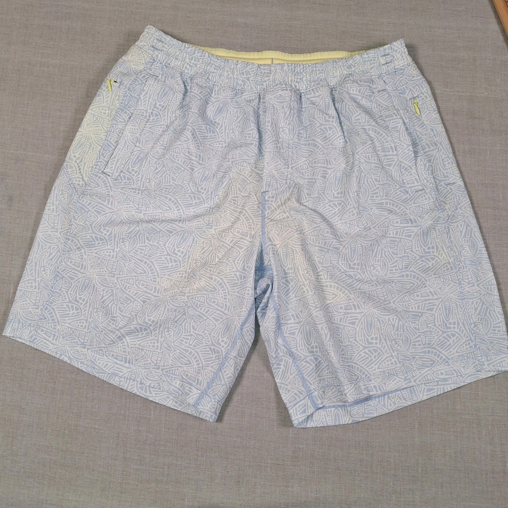 Birddogs Lined swim trunks, XL-Long, Light Blue and Whites